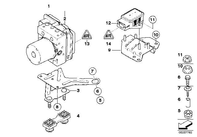 2008 BMW X3 Socket Housing Diagram for 61136920060