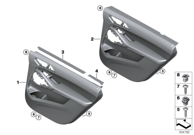 2019 BMW X7  PLUG-IN NUT Diagram for 51419483759