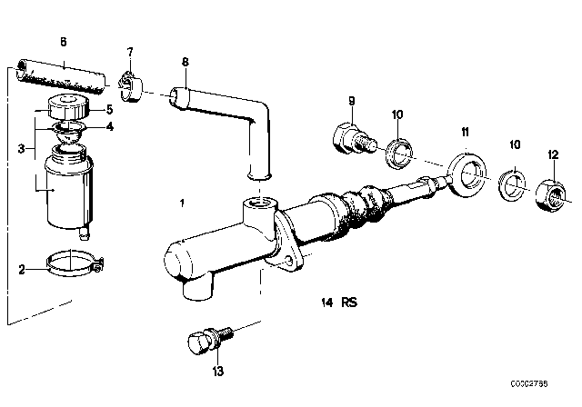 1982 BMW 733i  Piston Rod Diagram for 21521103310