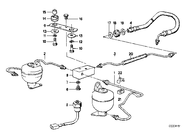1987 BMW 735i  T-Connector Diagram for 37131119861