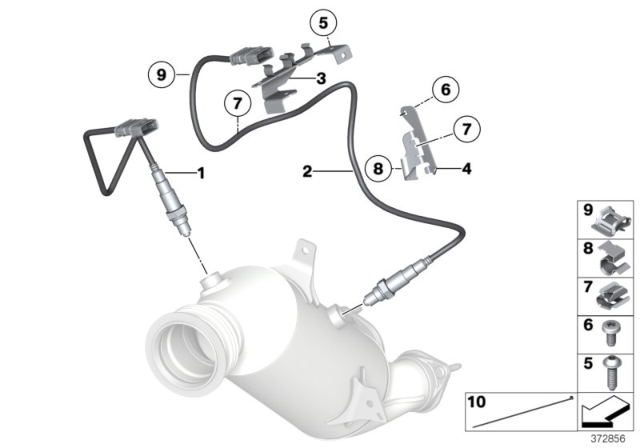 2017 BMW X4  Holder Diagram for 11787594000