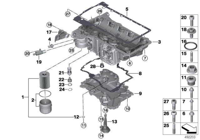 2018 BMW M5  O-Ring Diagram for 11317690476