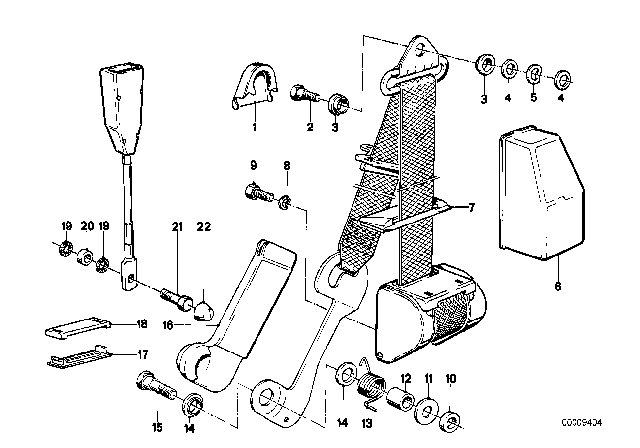 1982 BMW 320i  Washer Diagram for 72111840586
