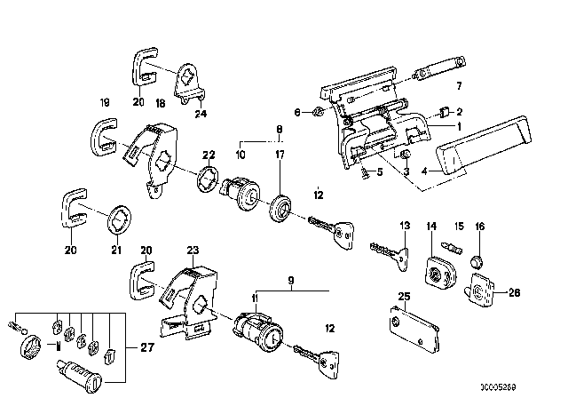 1992 BMW 325i Washer Diagram for 51211916536