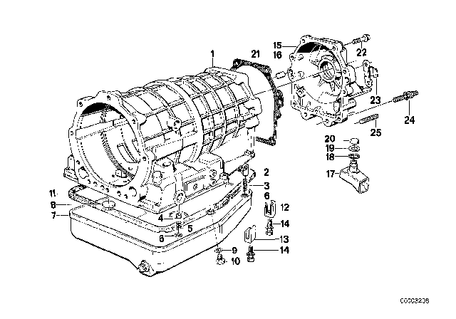 1994 BMW 850Ci  Sleeve Diagram for 24111216253