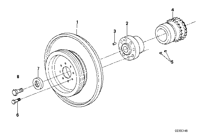1994 BMW 850CSi  Washer Diagram for 11231713619