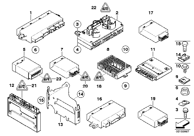 2008 BMW Alpina B7  Socket Housing Diagram for 61136901662