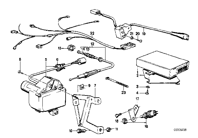 1982 BMW 733i  Hex Bolt With Washer Diagram for 07119902007