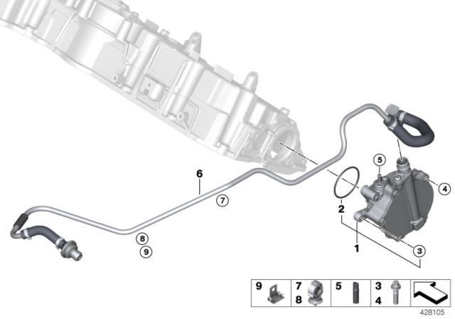 2015 BMW X6 M  Torx Bolt Diagram for 11667614156