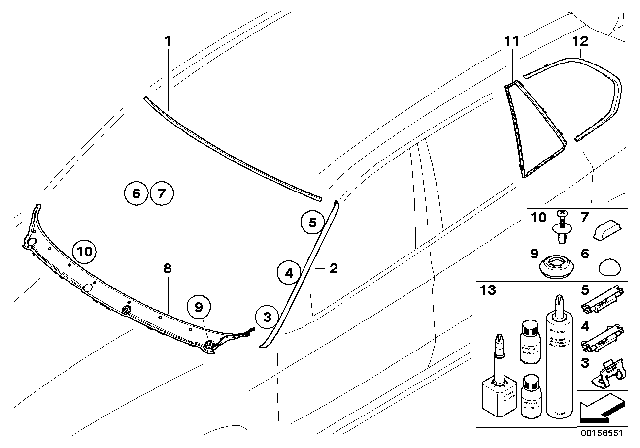 2010 BMW X5  Clip Diagram for 51137177926