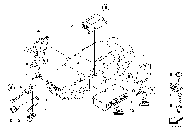 2006 BMW 530i  Fillister Head Screw Diagram for 51341961320