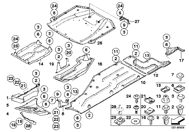 2006 BMW 760i  Deflector Lip Diagram for 51757153789