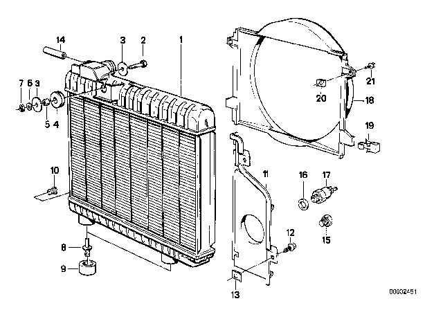 1990 BMW M3  Hose Diagram for 17111150232