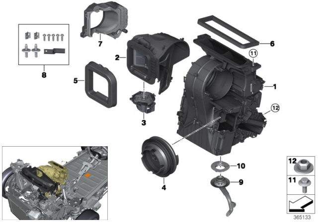 2020 BMW X1  Sealing Sleeve Diagram for 64119297758