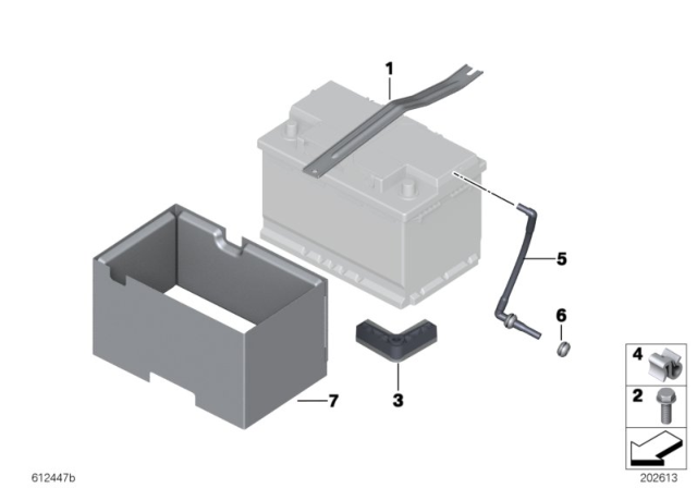 2009 BMW Z4 Battery Heat Insulation Diagram for 61217599241