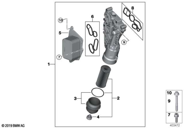 2016 BMW X1  Screw Plug Diagram for 11428575906