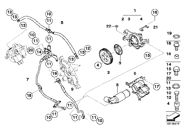 2010 BMW M5  Fillister Head Screw Diagram for 11367835920