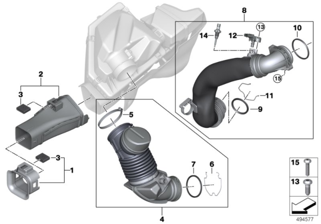 2020 BMW M340i  SPRING CLIP Diagram for 13718697848