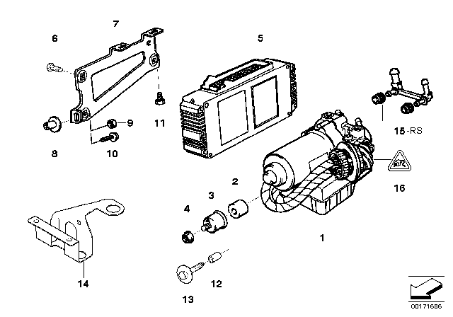 1994 BMW 325i  Intake Manifold Diagram for 34511091051