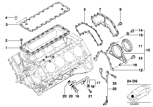 2002 BMW X5  Hex Bolt Diagram for 07119902901