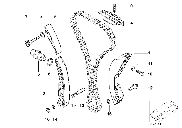 2004 BMW M3 Bearing Bolt Diagram for 11317830727