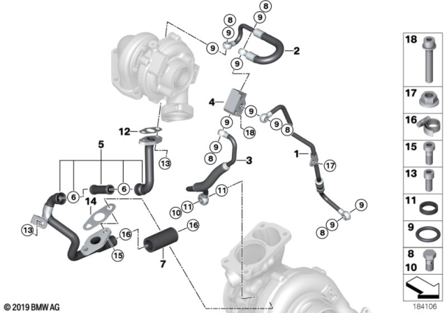 2013 BMW X5  Gasket Asbestos Free Diagram for 11422246091
