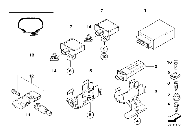 2010 BMW 328i xDrive  Expanding Rivet Diagram for 36206774888