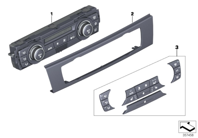 2009 BMW 328i xDrive  Set Caps Diagram for 64119344143