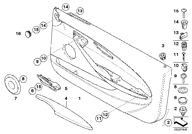 2010 BMW 650i  Cover Plug, Left Diagram for 51417142057