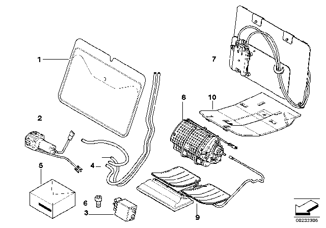 2010 BMW X6 Set Of Hoses Diagram for 52207070496