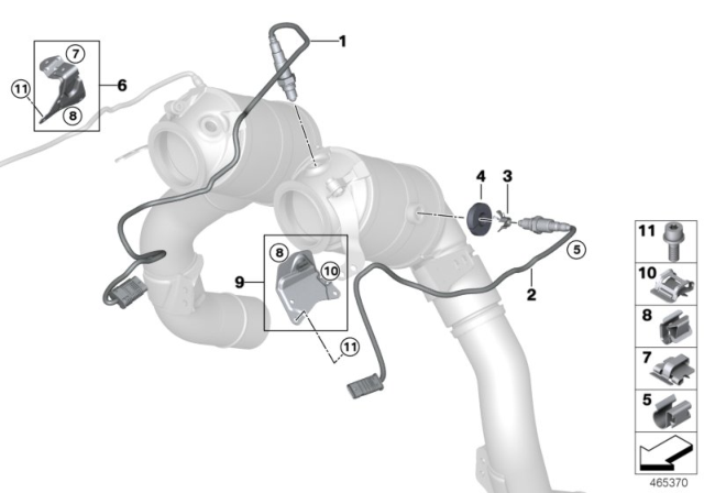 2018 BMW Alpina B7  Wire Ring Diagram for 11788630446