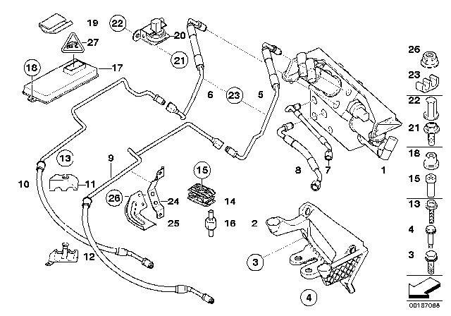 2004 BMW 530i  Covering Cap Diagram for 61139253106