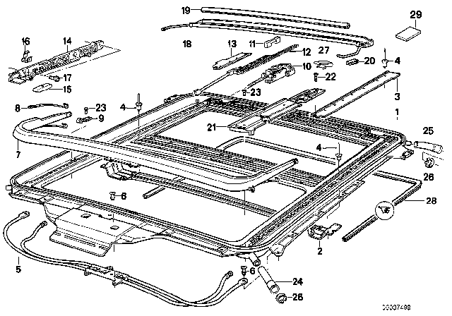 1991 BMW 850i  Blind Rivet Diagram for 07129948747