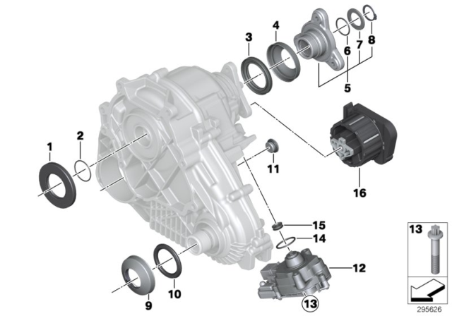 2014 BMW X3 Automatic Transmission Mount Diagram for 22316850468