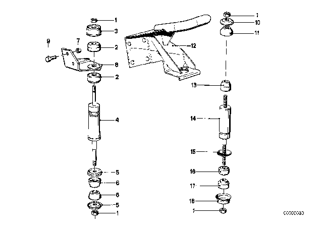 1982 BMW 320i  Ring Diagram for 11811246374