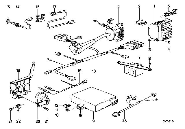 1986 BMW 735i  Recessed Oval Head Sheet-Metal Screw Diagram for 07119902468
