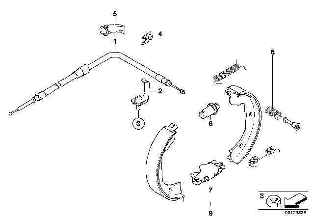 2009 BMW X3  Guide Bush Diagram for 34413402057