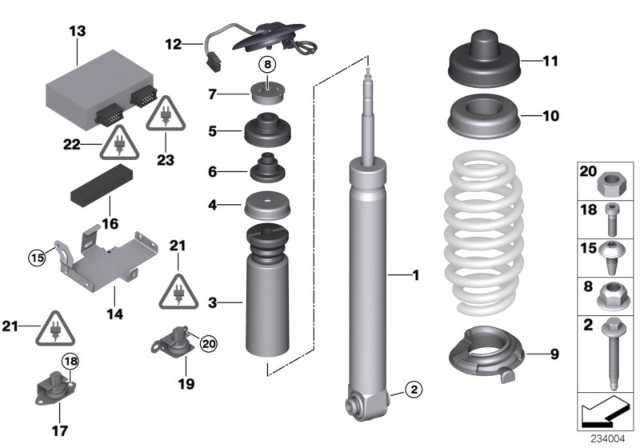 2012 BMW M3  Sealing Grommet Diagram for 33506767010