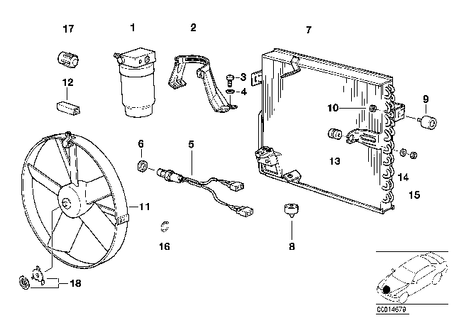 1995 BMW 850Ci  Spacer Bush Diagram for 64531392028