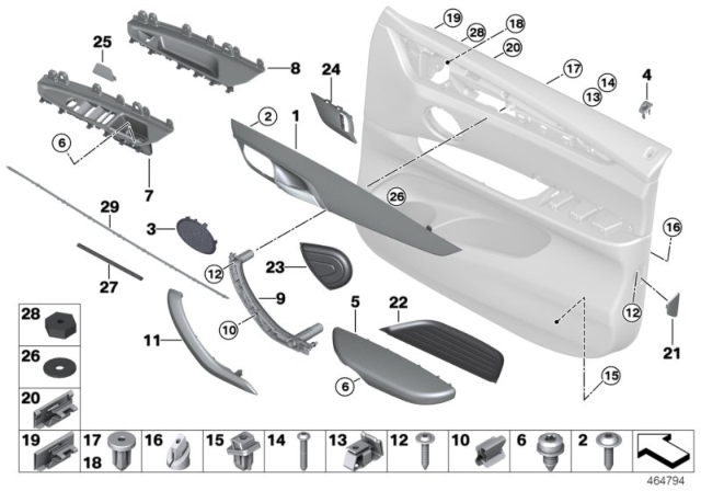 2018 BMW X5  Washer Diagram for 51417399647