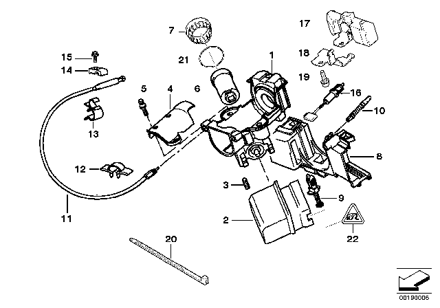 2000 BMW 528i  Clip Diagram for 32311162872