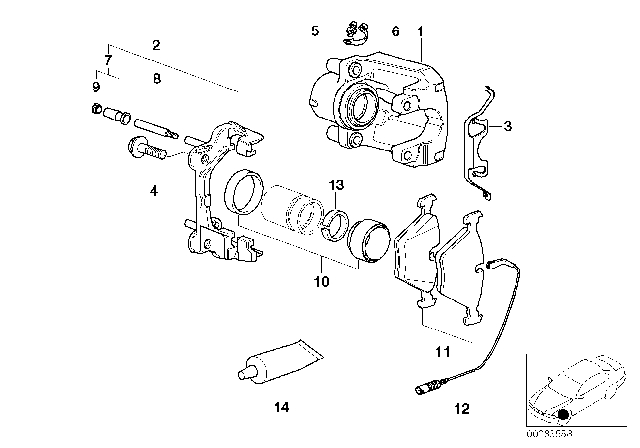 2002 BMW 525i Insulating Ring Diagram for 34216754827