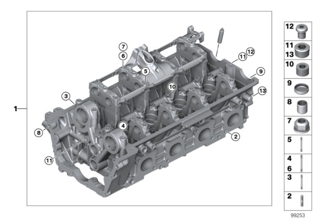 2004 BMW X5 Screw Plug Diagram for 07119905038