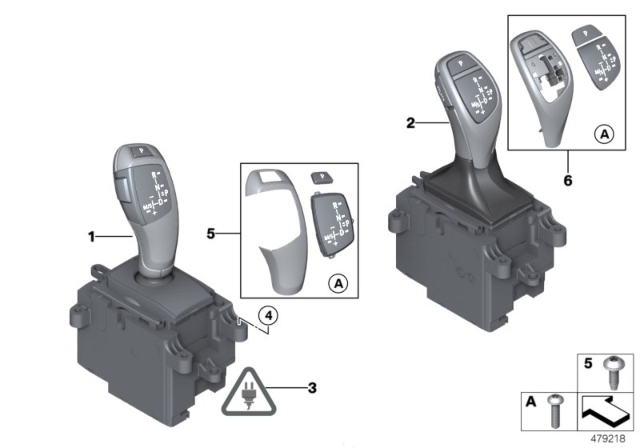 2015 BMW 428i xDrive  GEAR SELECTOR SWITCH, SPORT Diagram for 61317950384