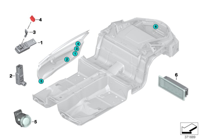 2016 BMW i8  Led Diagram for 63319281853