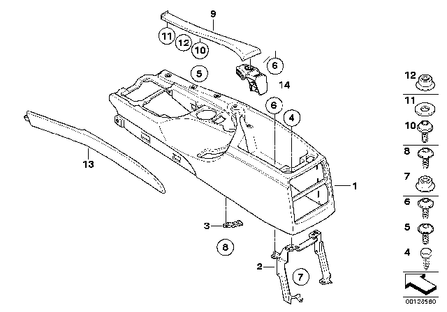 2006 BMW 530xi Washer Diagram for 51167115232
