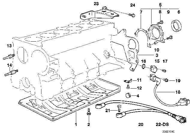 2000 BMW Z3  Bracket Diagram for 11111703857