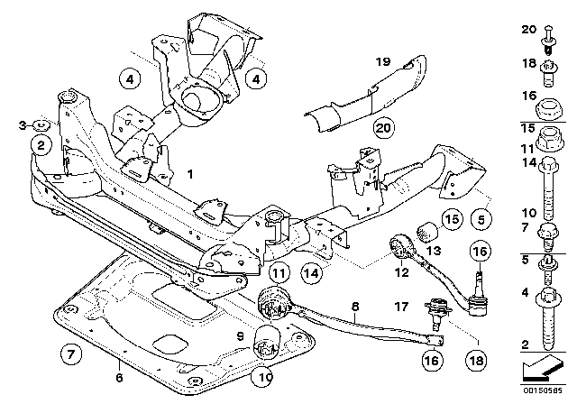 2005 BMW X3  Stone Chip Left Diagram for 31143411797