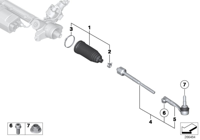 2020 BMW M340i  BALL JOINT, LEFT Diagram for 32106887400