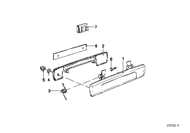 1978 BMW 733i  Base Diagram for 51221847139